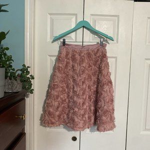 Rosette Skirt Handmade Vintage